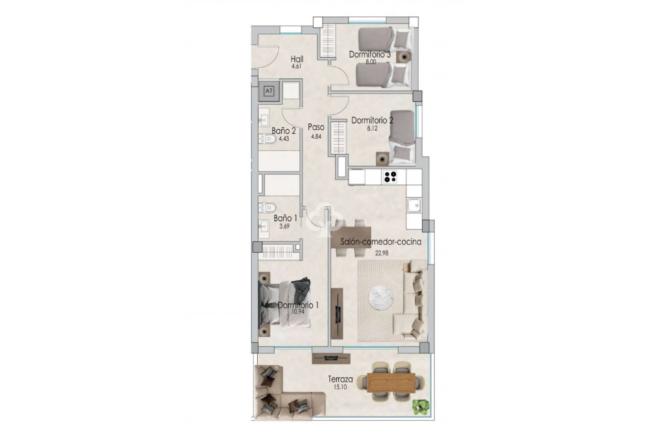 New Build - Apartamentos -
Santa Pola - 03130, Calle Elda, 228