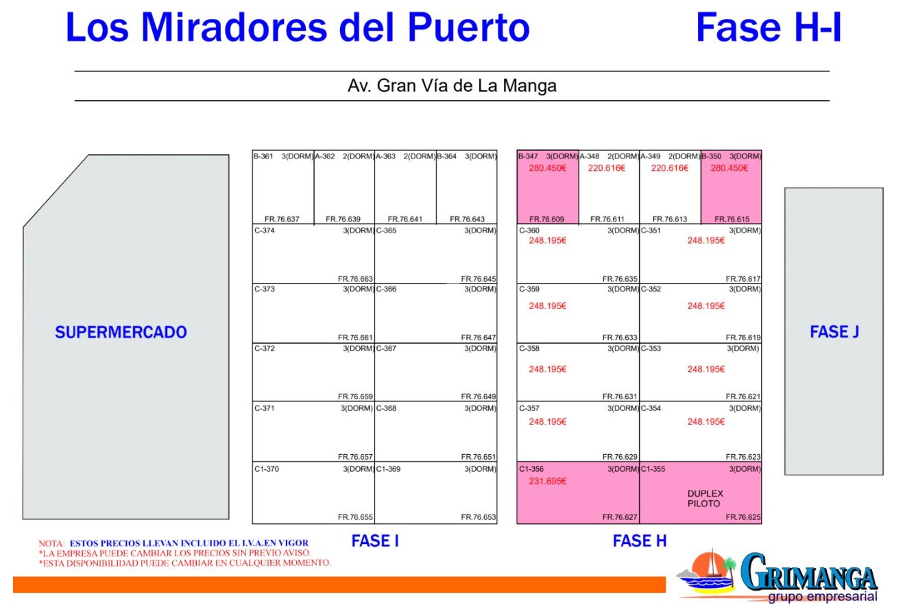 Uudiskohde - Apartamentos -
La Manga Del Mar Menor - 30380