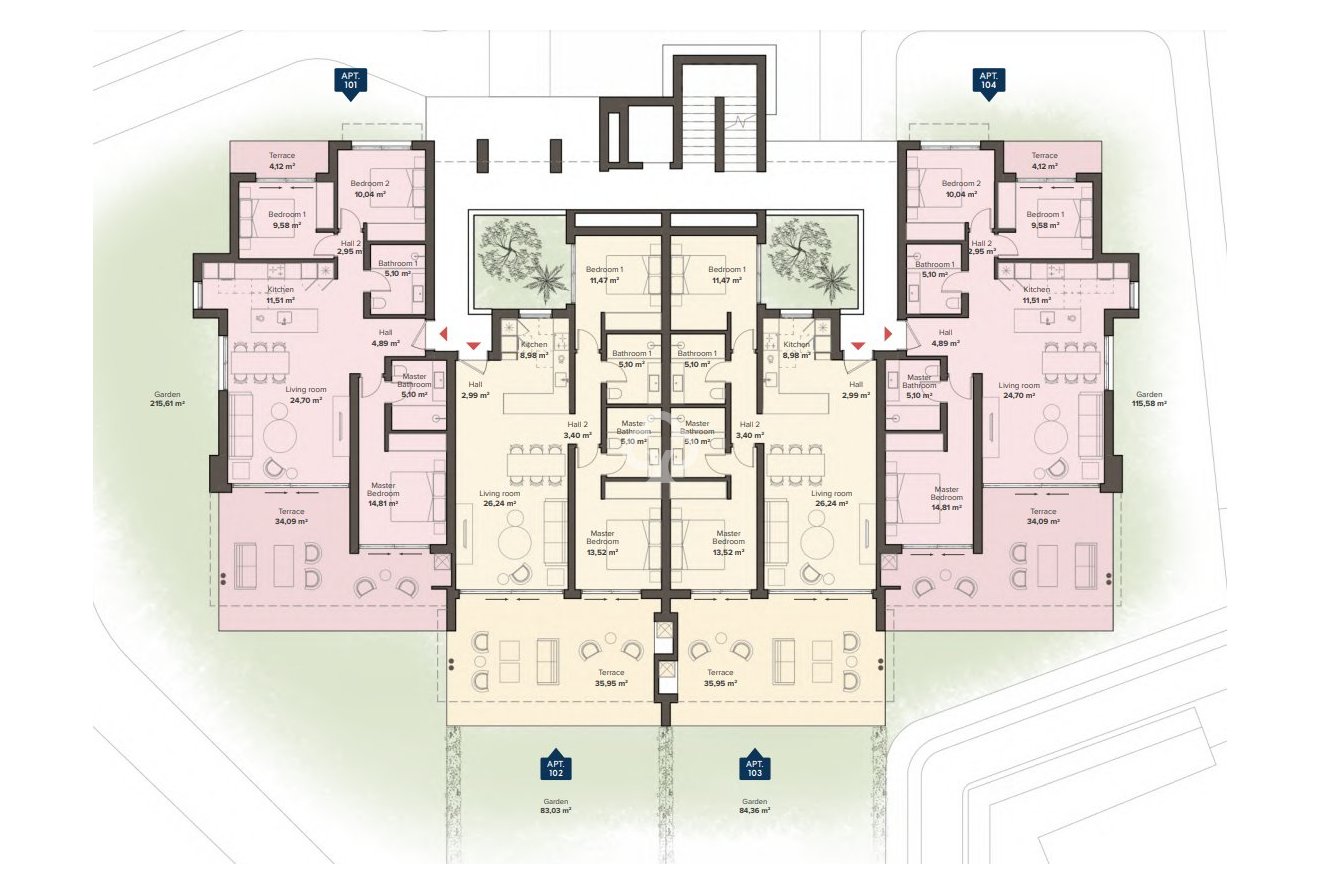 Uudiskohde - Apartamentos -
Estepona