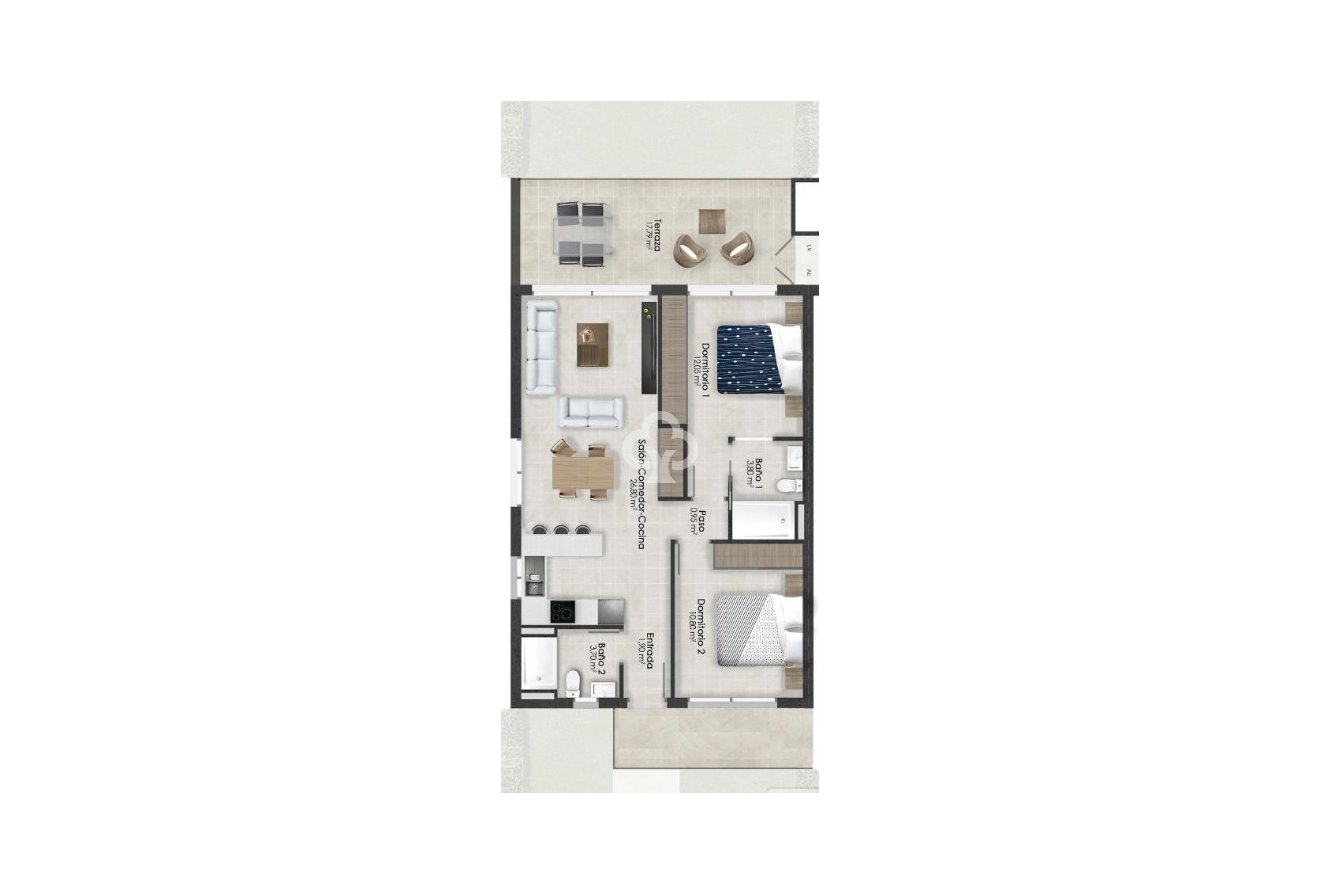 Obra nueva - Apartamentos -
Alhama de Murcia - 30849