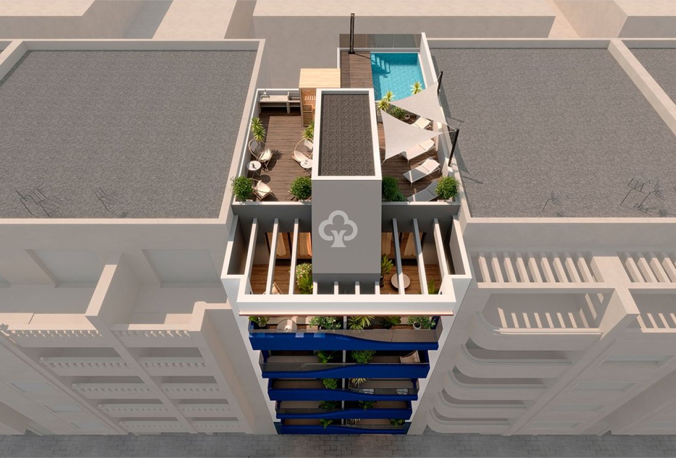 New Build - Apartamentos -
Torrevieja - Calle Beniajan, 15