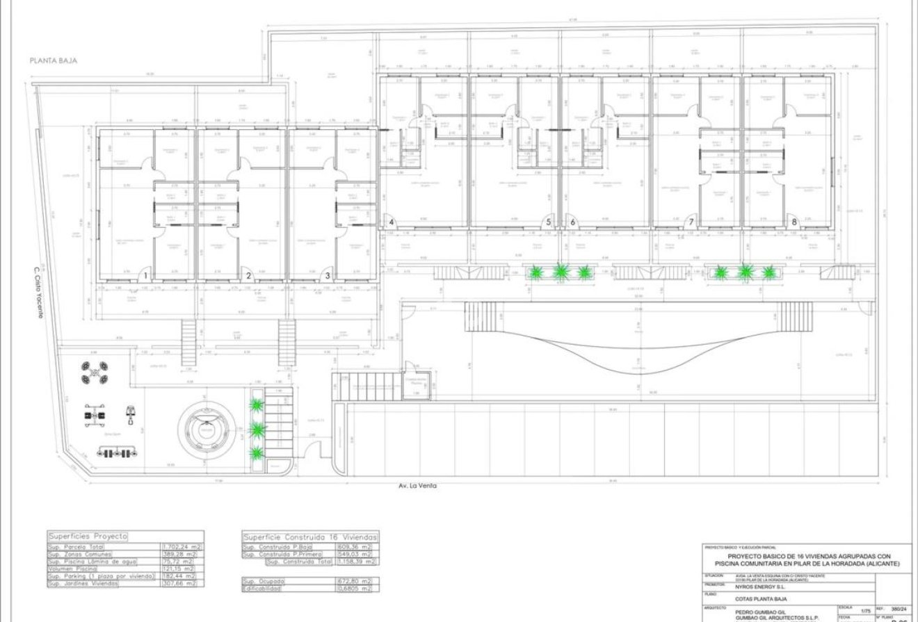 Nybyggnation - Bungalows -
Pilar de la Horadada - Avenida la Venta s/n