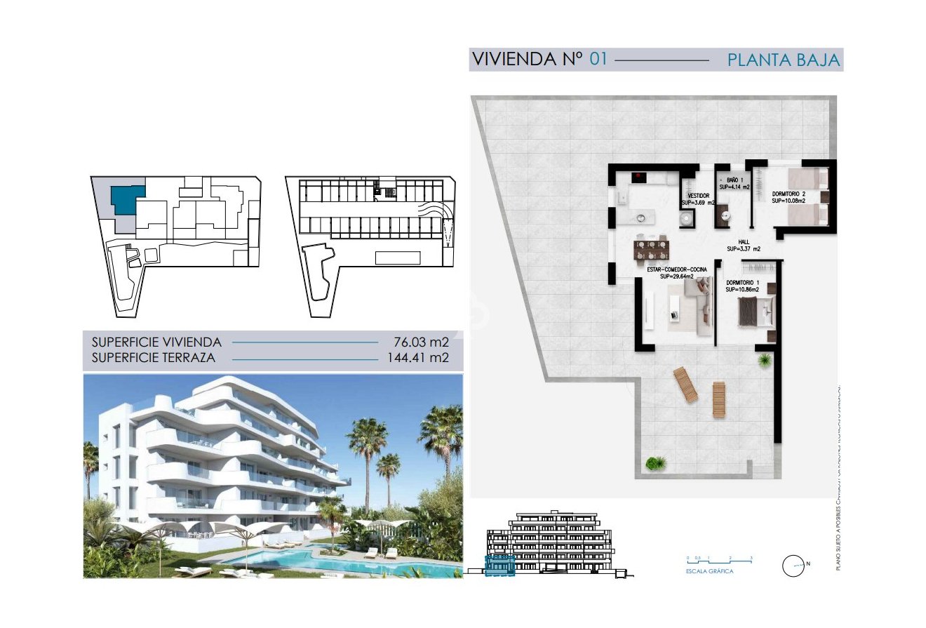 New Build - Áticos -
Pilar de la Horadada - 03191