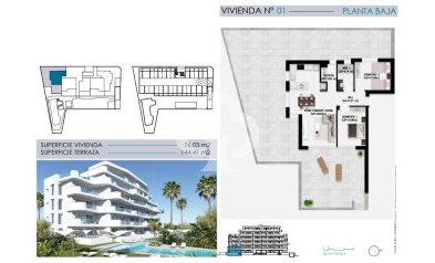 New Build - Áticos -
Pilar de la Horadada - 03191