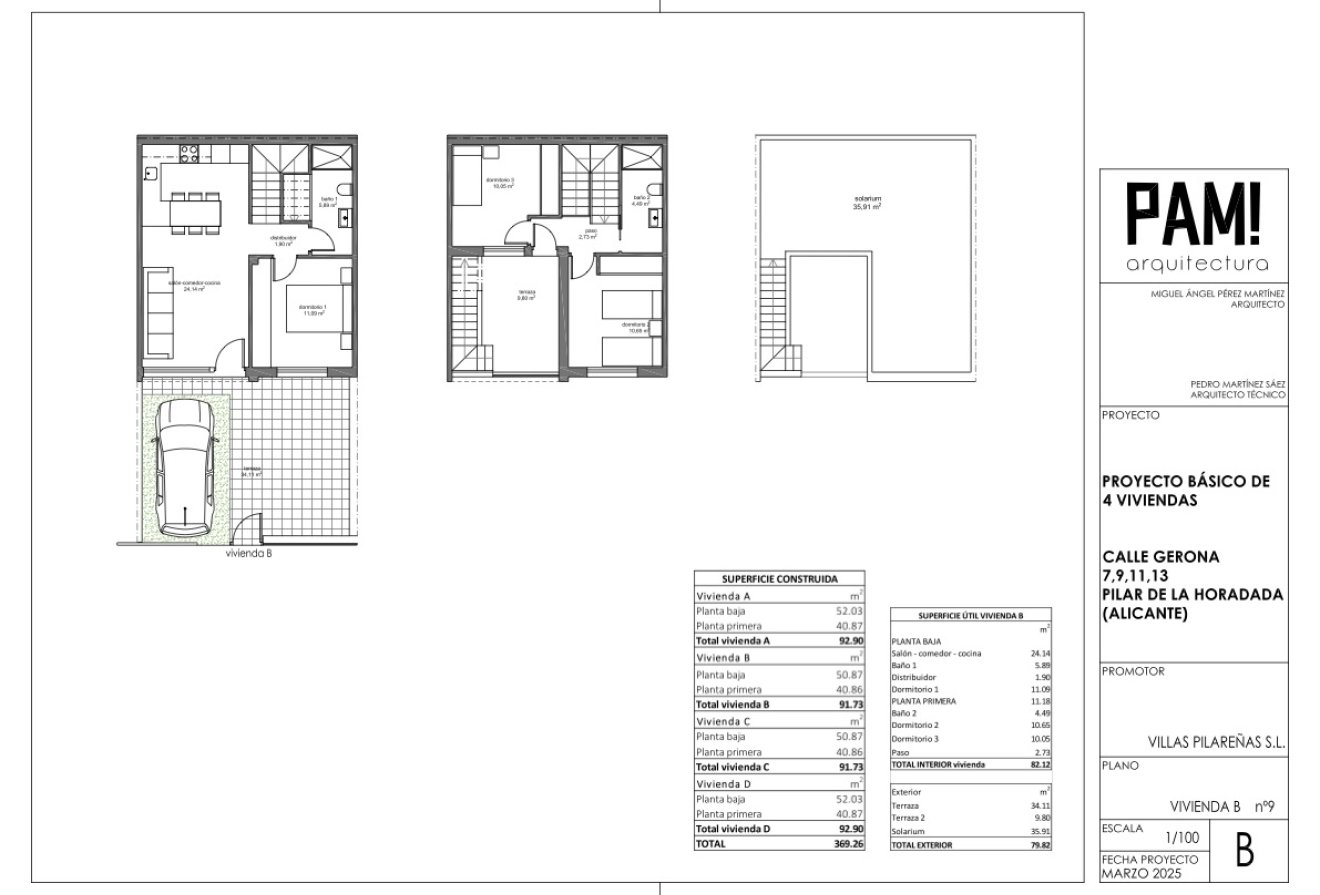 New Build - Adosados -
Pilar de la Horadada - 03190