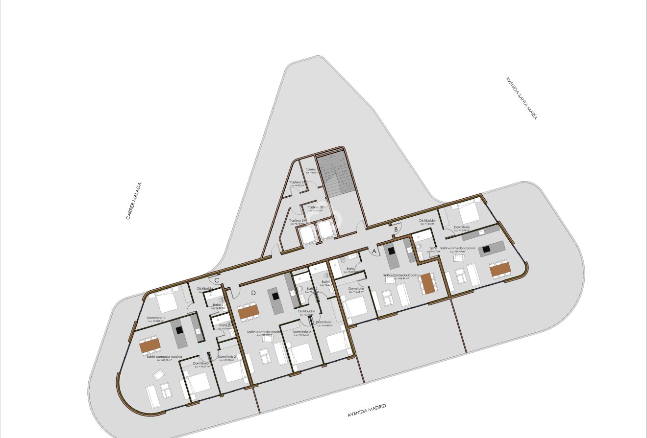 New Build - Áticos -
Calpe - Avenida de Madrid, 1