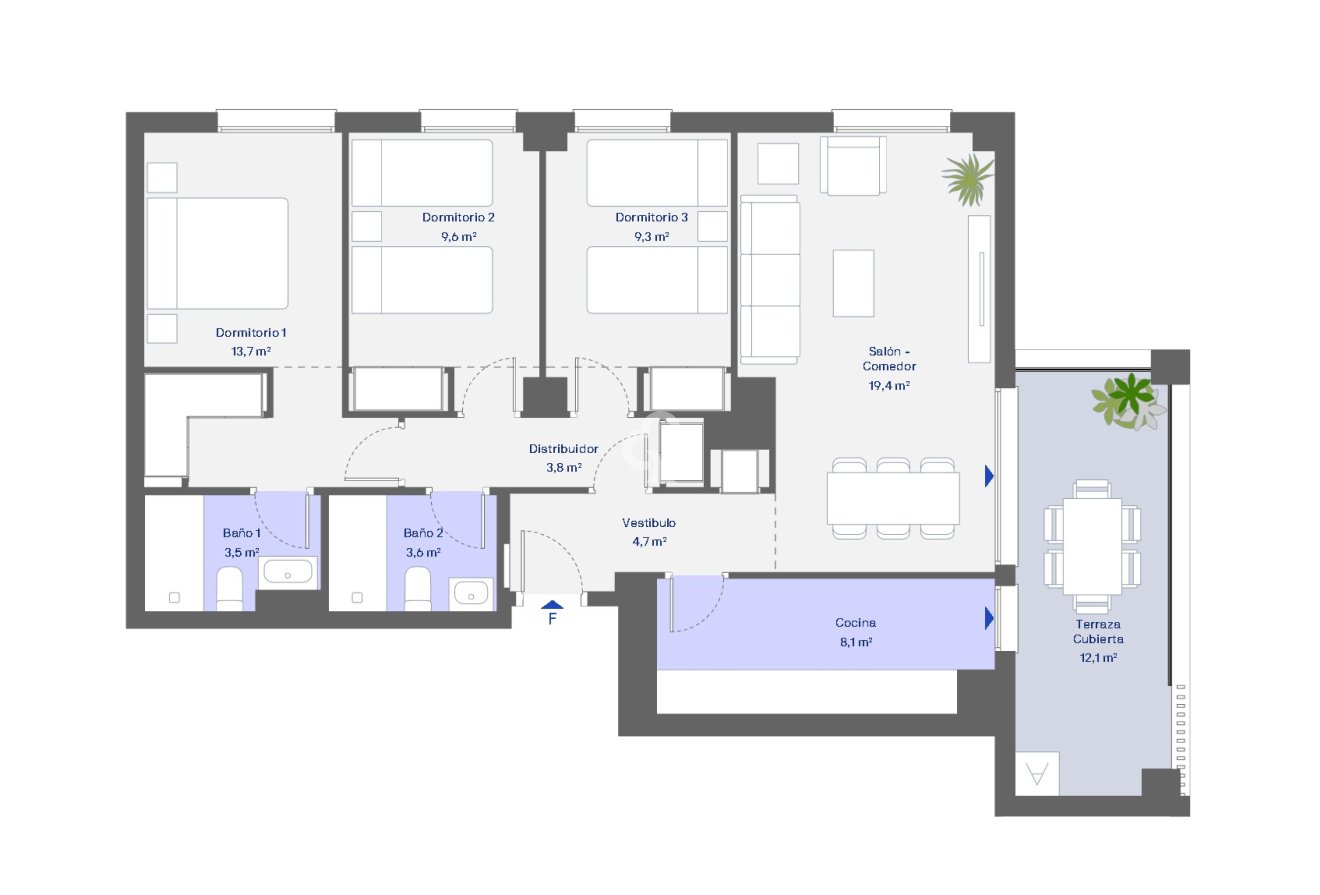 New Build - Apartamentos -
Málaga - Avenida Jose Ortega y Gasset s/n
