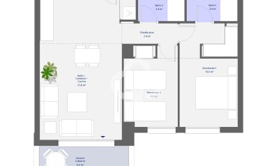 New Build - Apartamentos -
Málaga - Avenida Jose Ortega y Gasset s/n