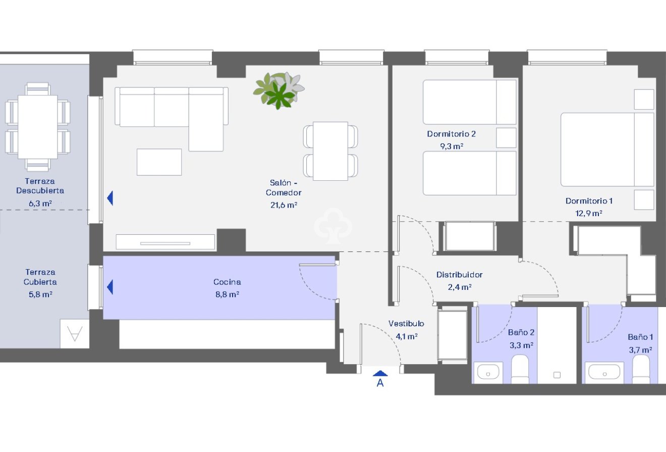 New Build - Apartamentos -
Málaga - Avenida Jose Ortega y Gasset s/n