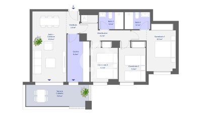 New Build - Apartamentos -
Málaga - Avenida Jose Ortega y Gasset s/n