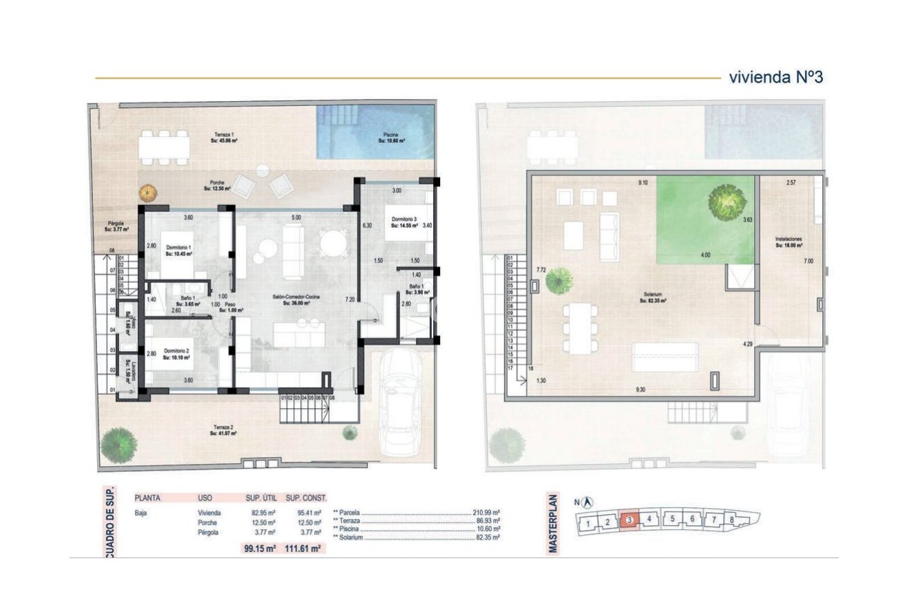 New Build - Adosados -
Sucina - 30590