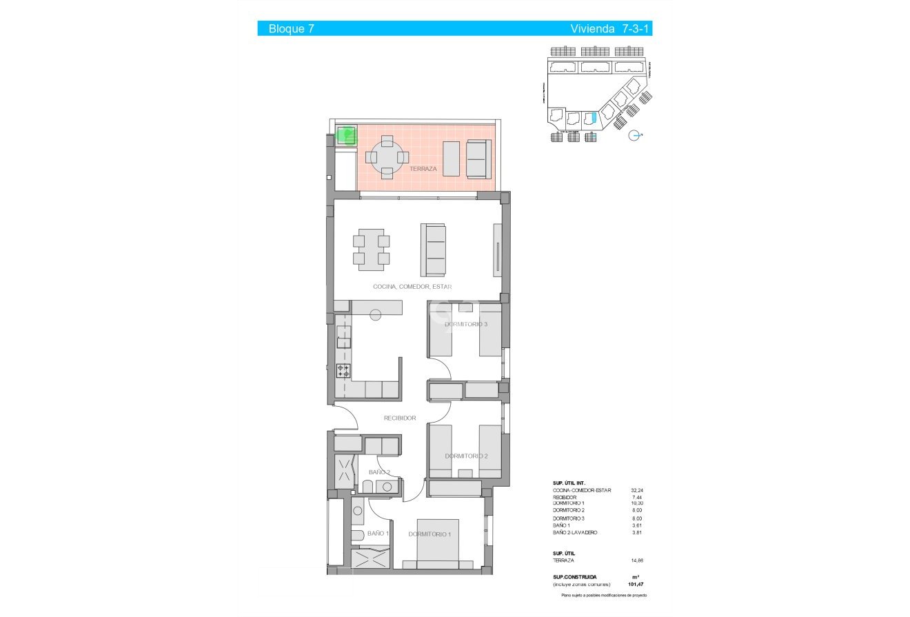 New Build - Áticos -
Guardamar del Segura - Plaza El Xiper s/n
