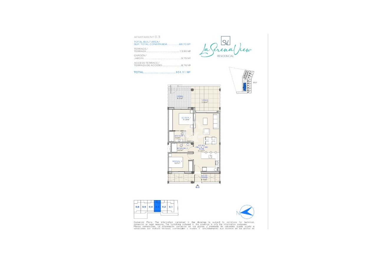 Obra nueva - Apartamentos -
Los Alcázares - 30710