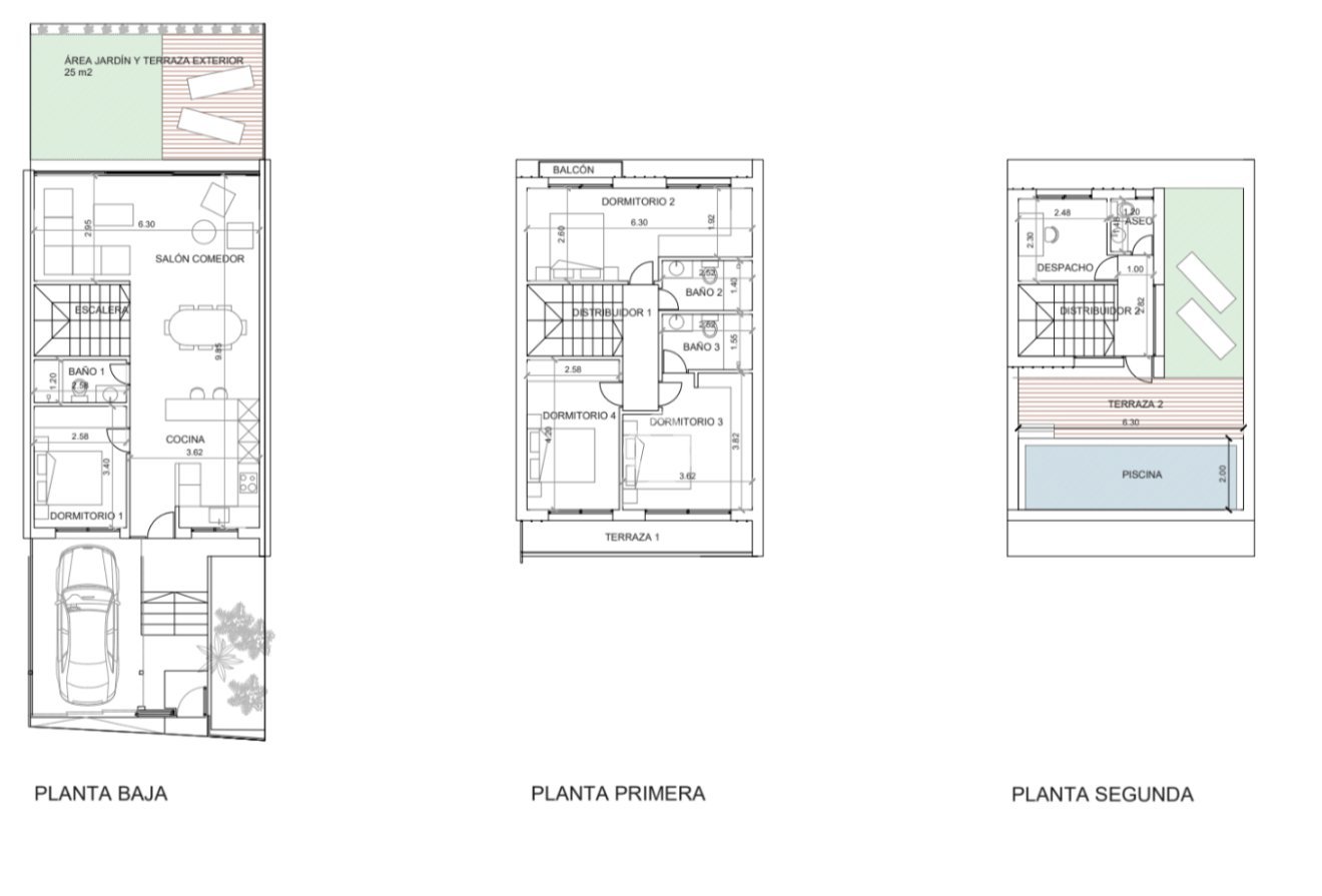 New Build - Adosados -
Estepona - 29680, Calle Mencia Calderon