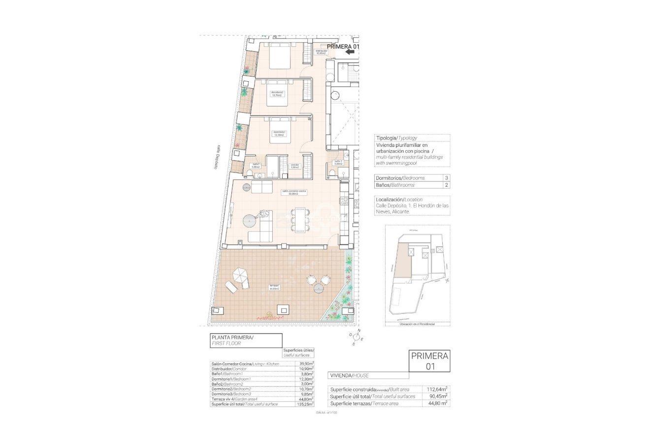 New Build - Bajos -
Hondón de las Nieves - 03688
