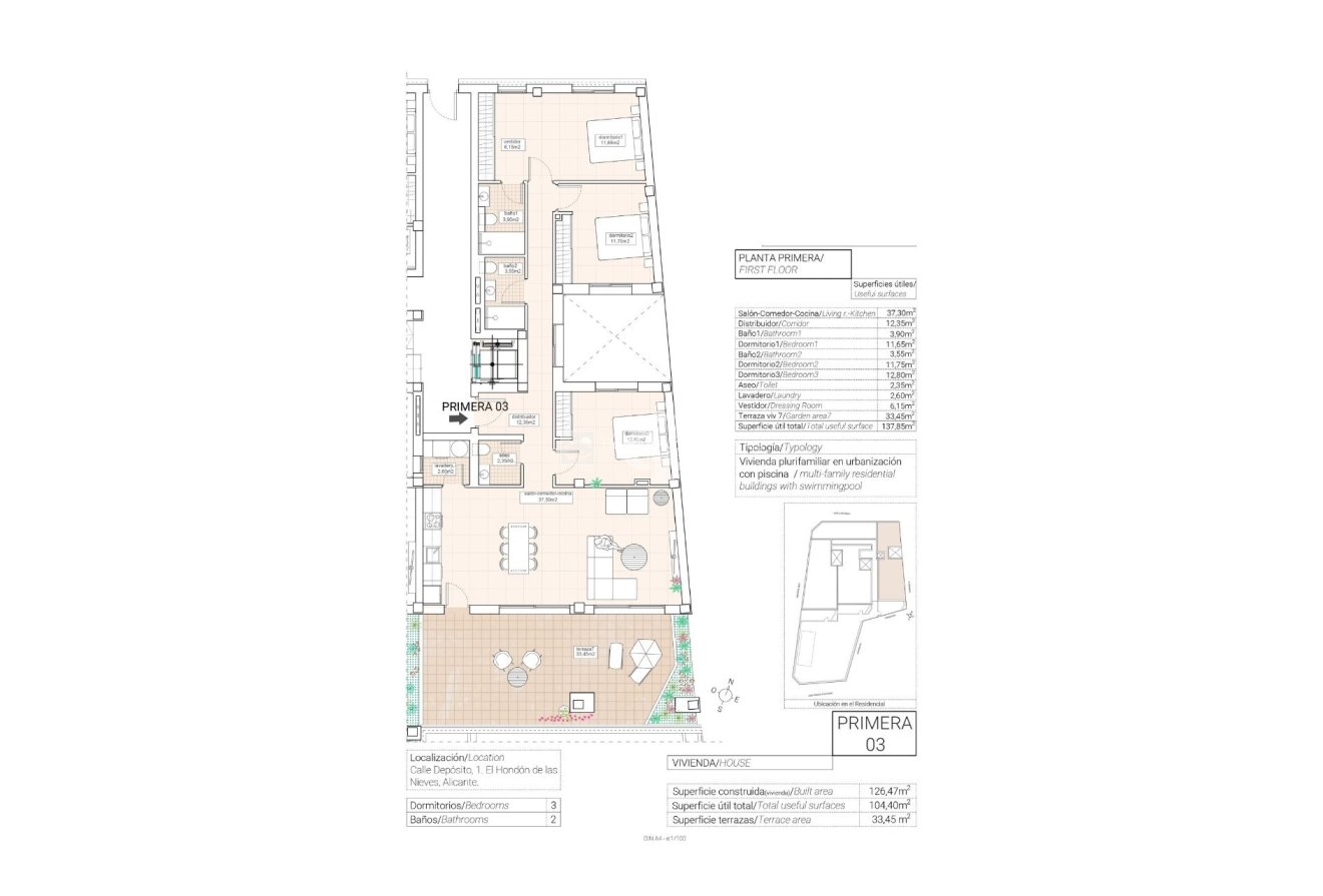 New Build - Bajos -
Hondón de las Nieves - 03688