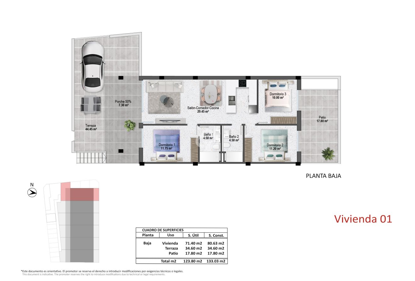 New Build - Áticos -
Pilar de la Horadada - 03190