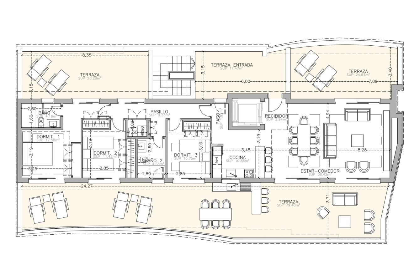 New Build - Duplexes -
Marbella - Urbanización Guadalmina Alta, 820