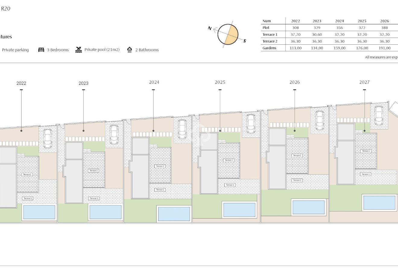 Obra nueva - Villas -
Algorfa