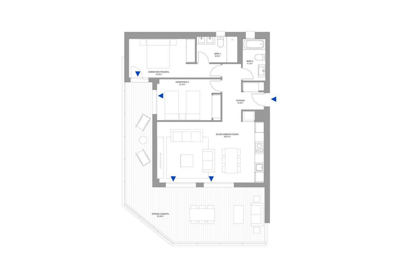 New Build - Apartamentos -
Estepona - Camino Loma de Retamar