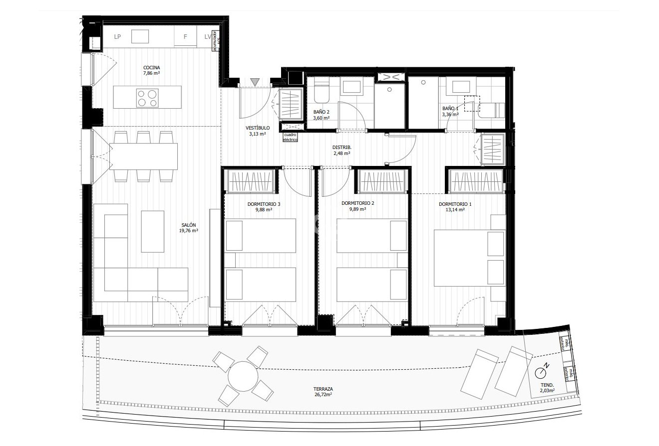 Obra nueva - Apartamentos -
Mijas - Calle Brida s/n
