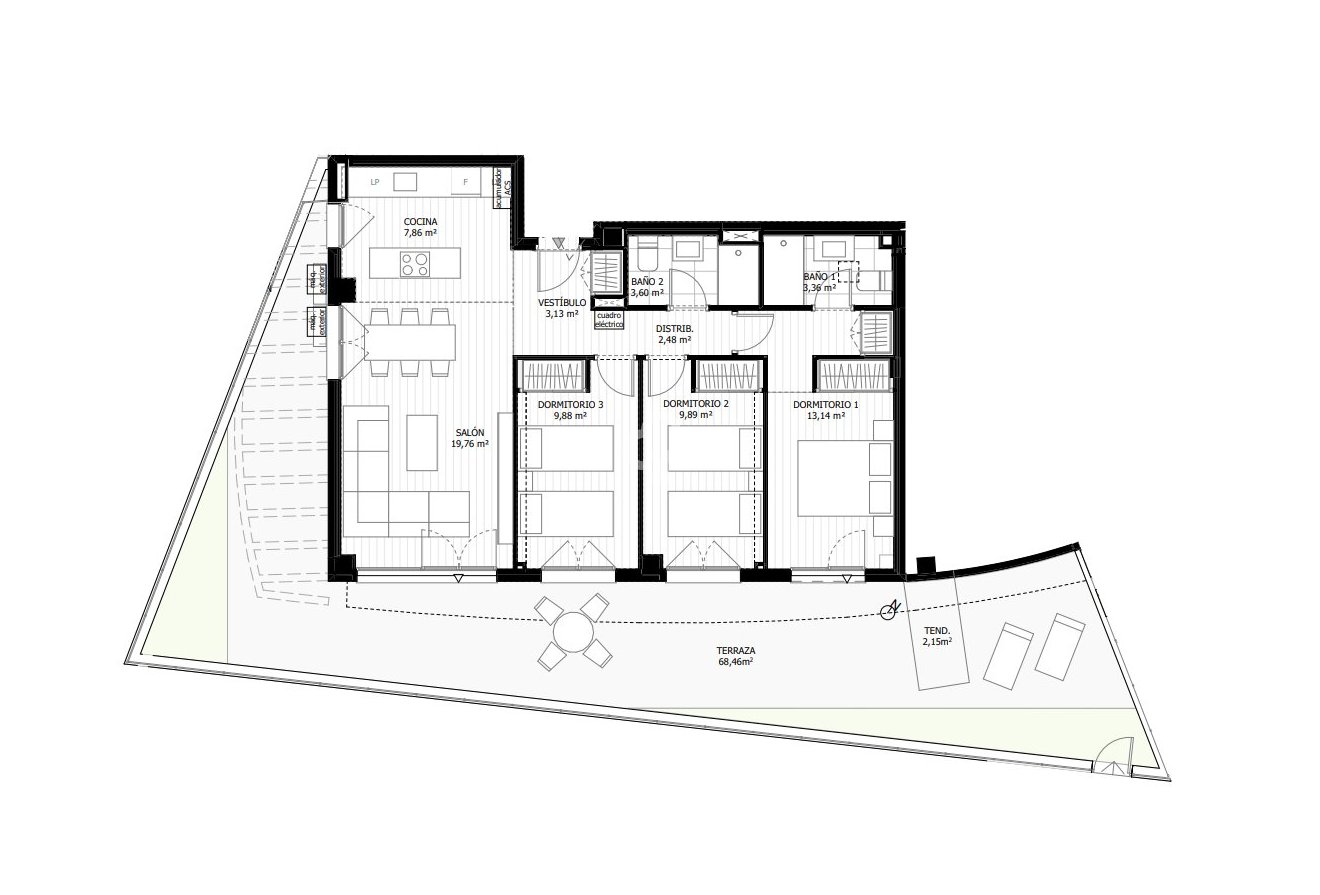 Obra nueva - Apartamentos -
Mijas - Calle Brida s/n
