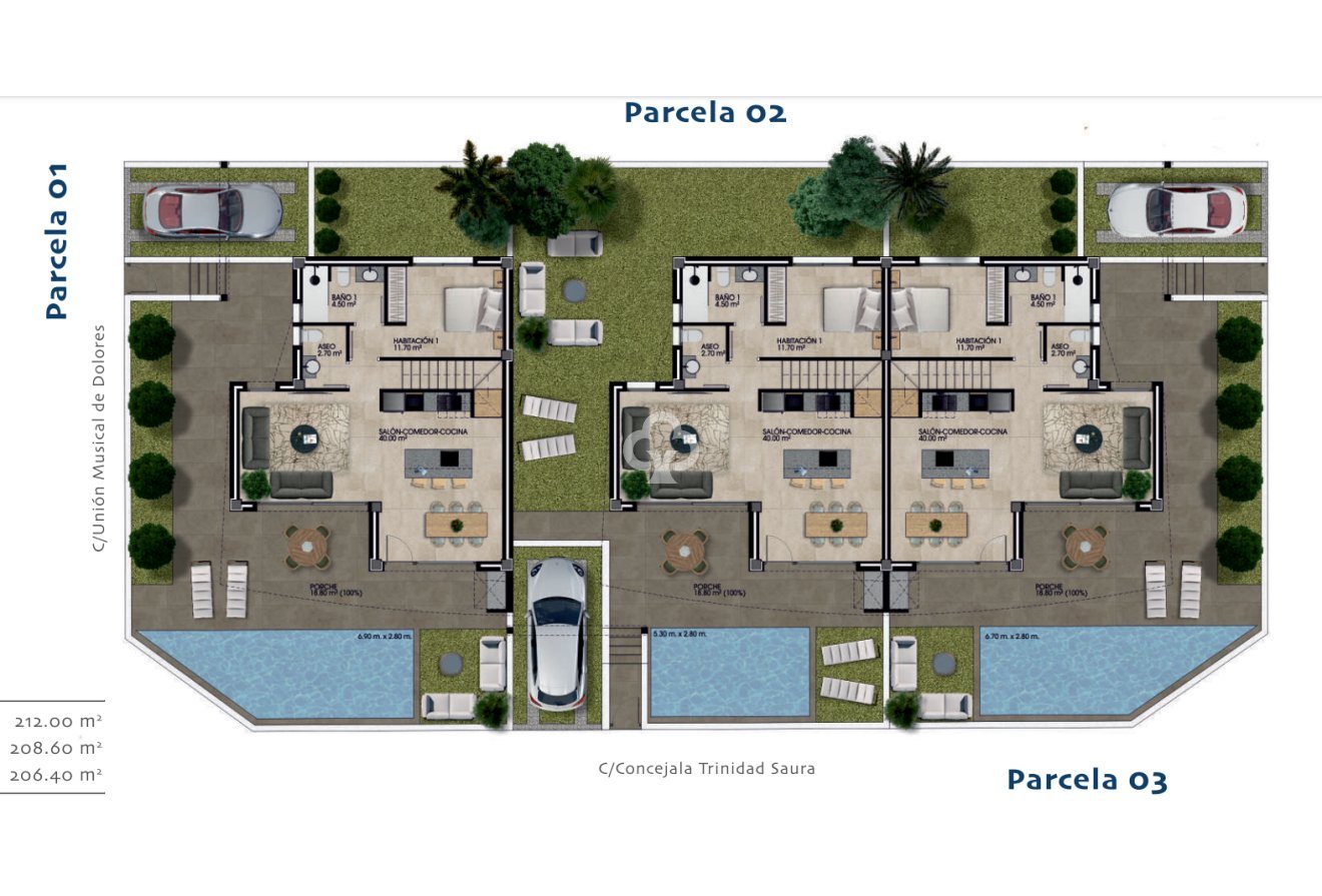 Obra nueva - Adosados -
Dolores