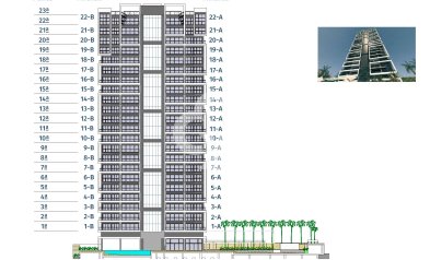 New Build - Apartamentos -
Benidorm - Avenida Ciudad Real s/n
