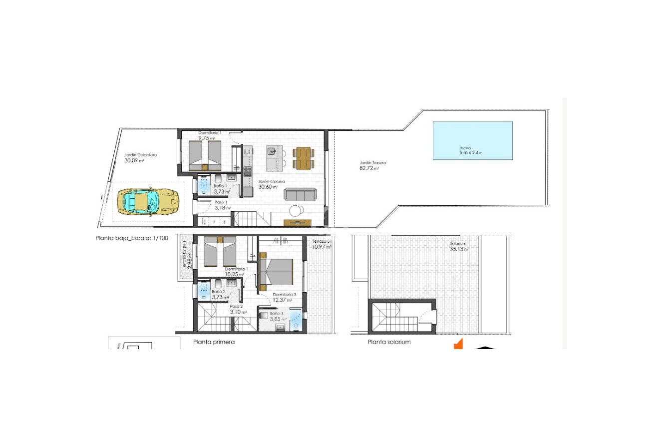 New Build - Adosados -
San Javier - 30720