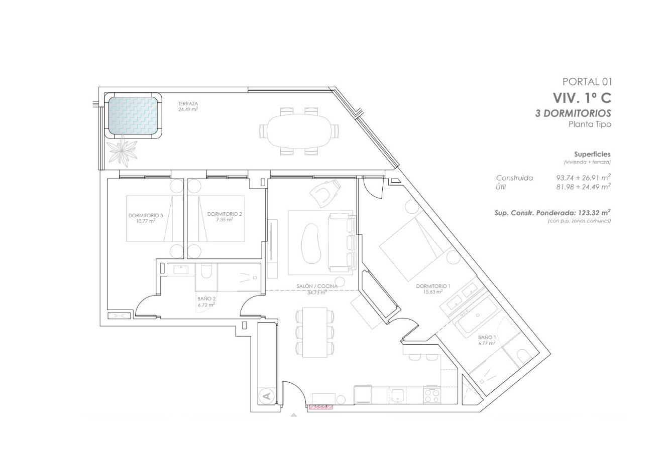 Nybyggnation - Apartamentos -
Fuengirola - Pozo Malvarosa, 1
