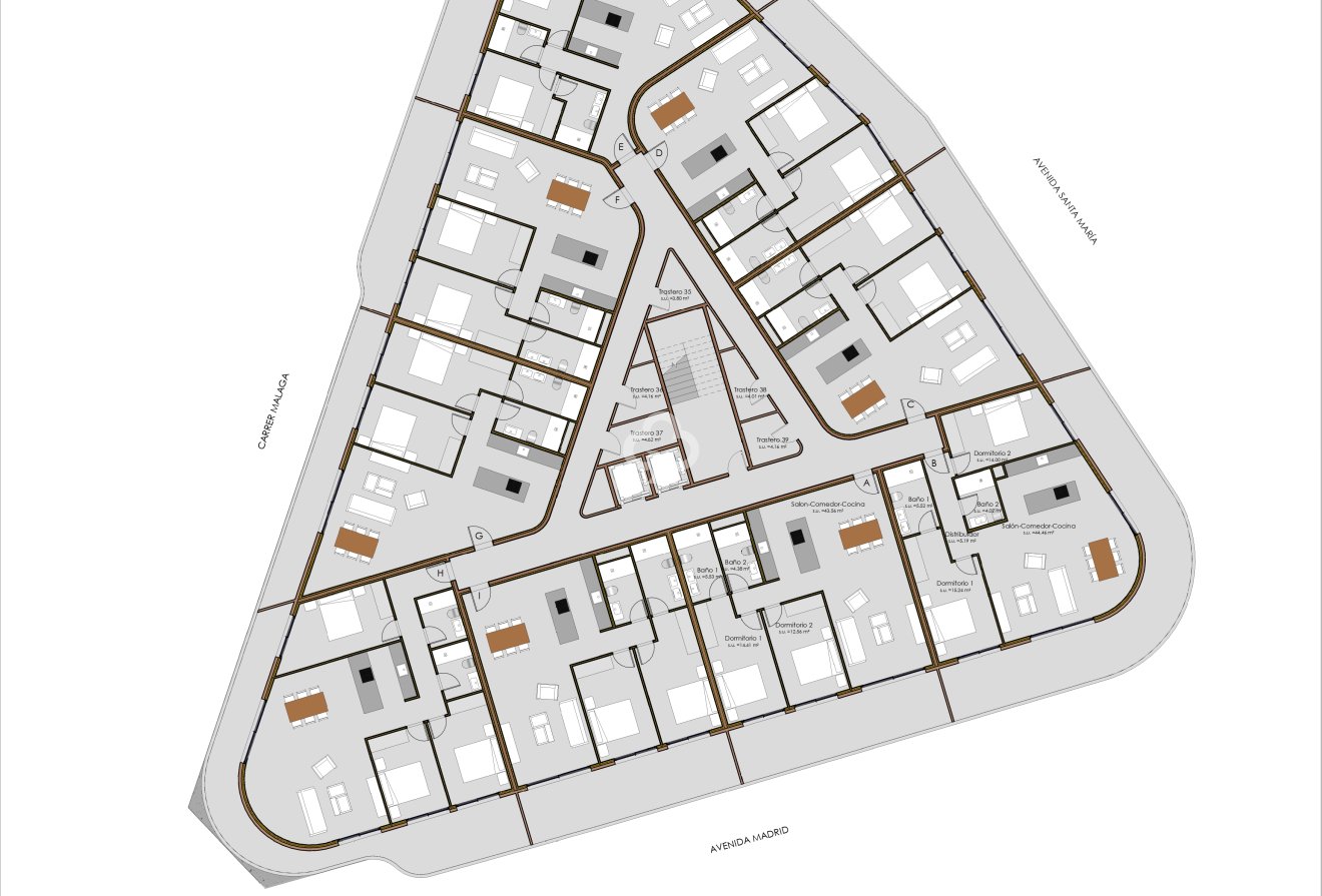 New Build - Áticos -
Calpe - Avenida de Madrid, 1