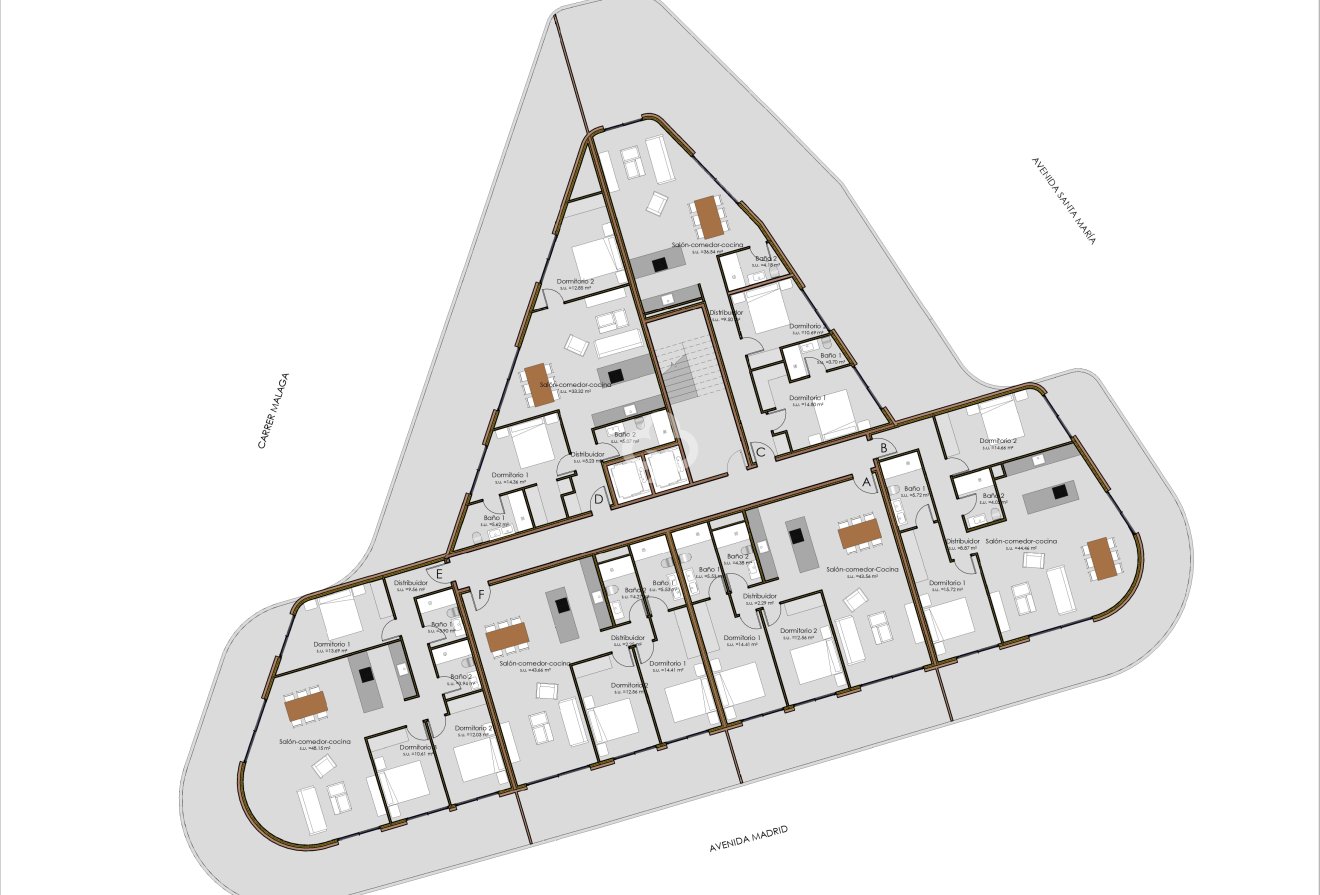 New Build - Áticos -
Calpe - Avenida de Madrid, 1
