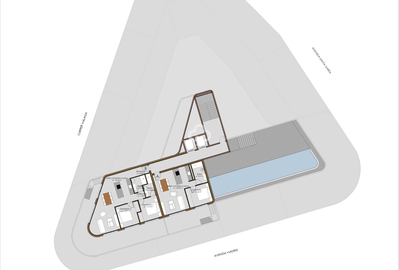 New Build - Áticos -
Calpe - Avenida de Madrid, 1