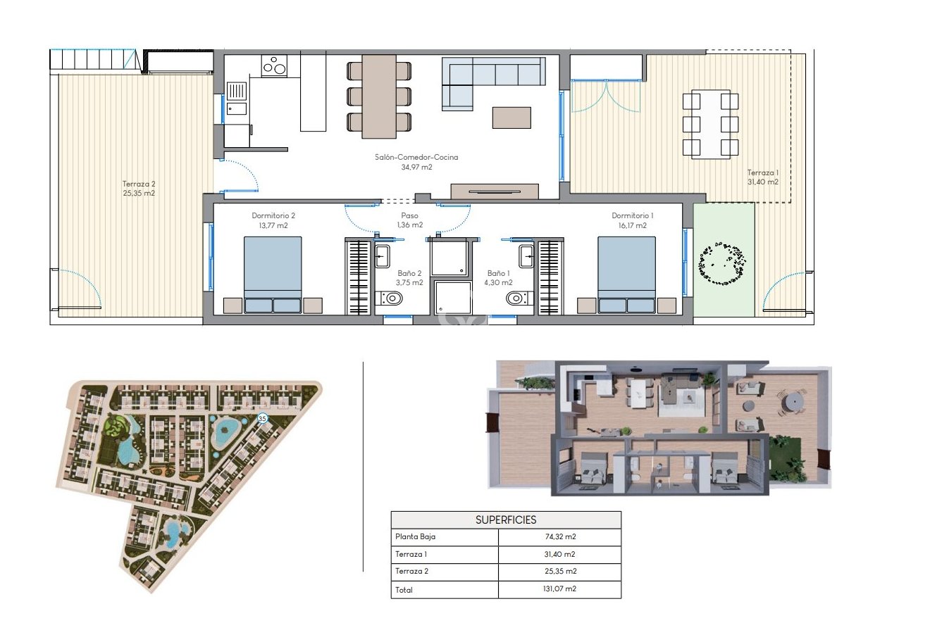 Nybyggnation - Bungalows -
Torrevieja - 03186, Avenida Denia s/n