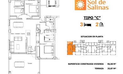 New Build - Apartment / flat -
San Miguel de Salinas - 03193