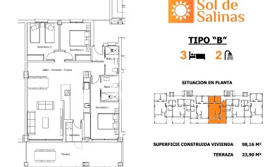 Obra nueva - Apartamento / piso -
San Miguel de Salinas - 03193