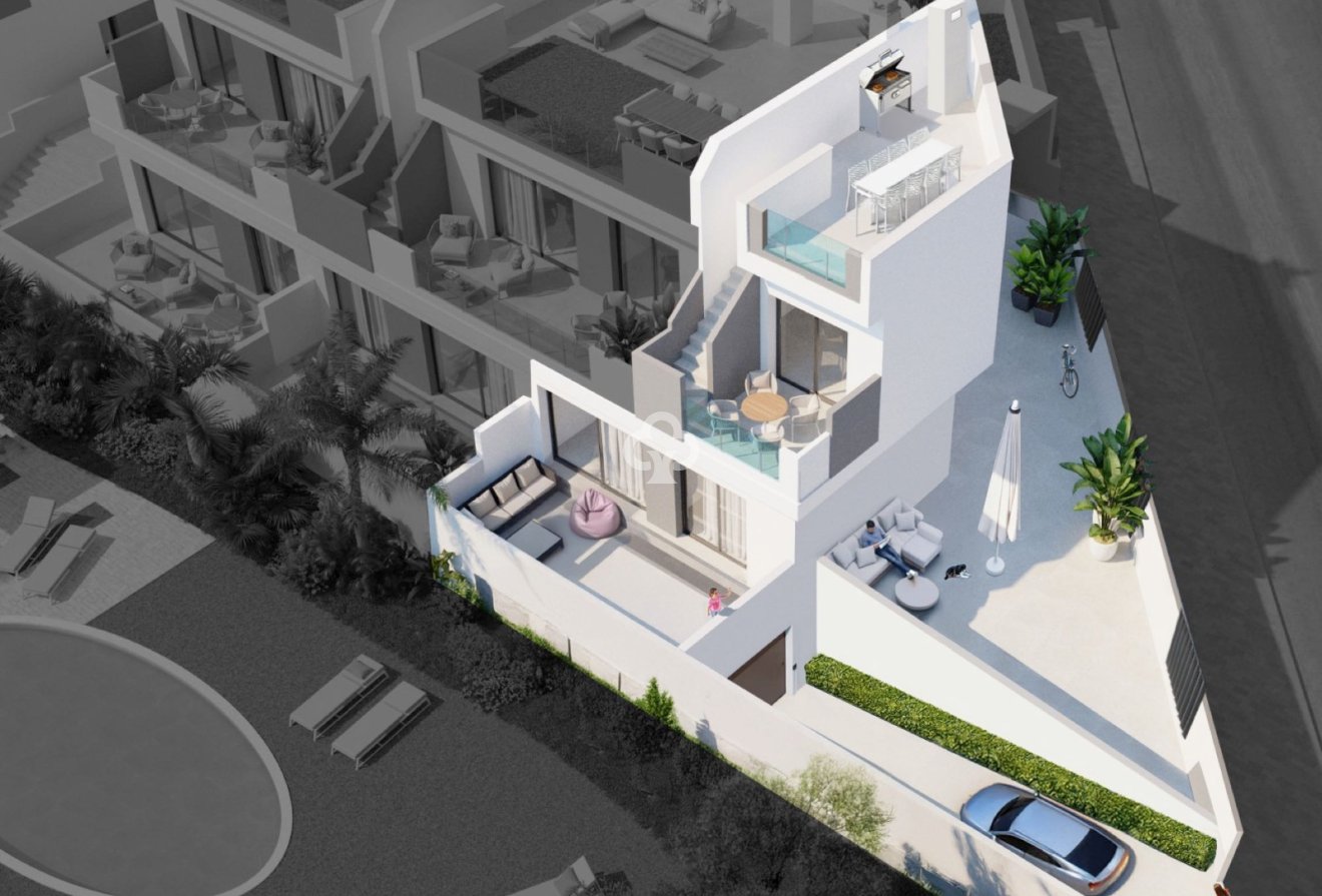 Obra nueva - Bungalow -
Torrevieja - Los balcones