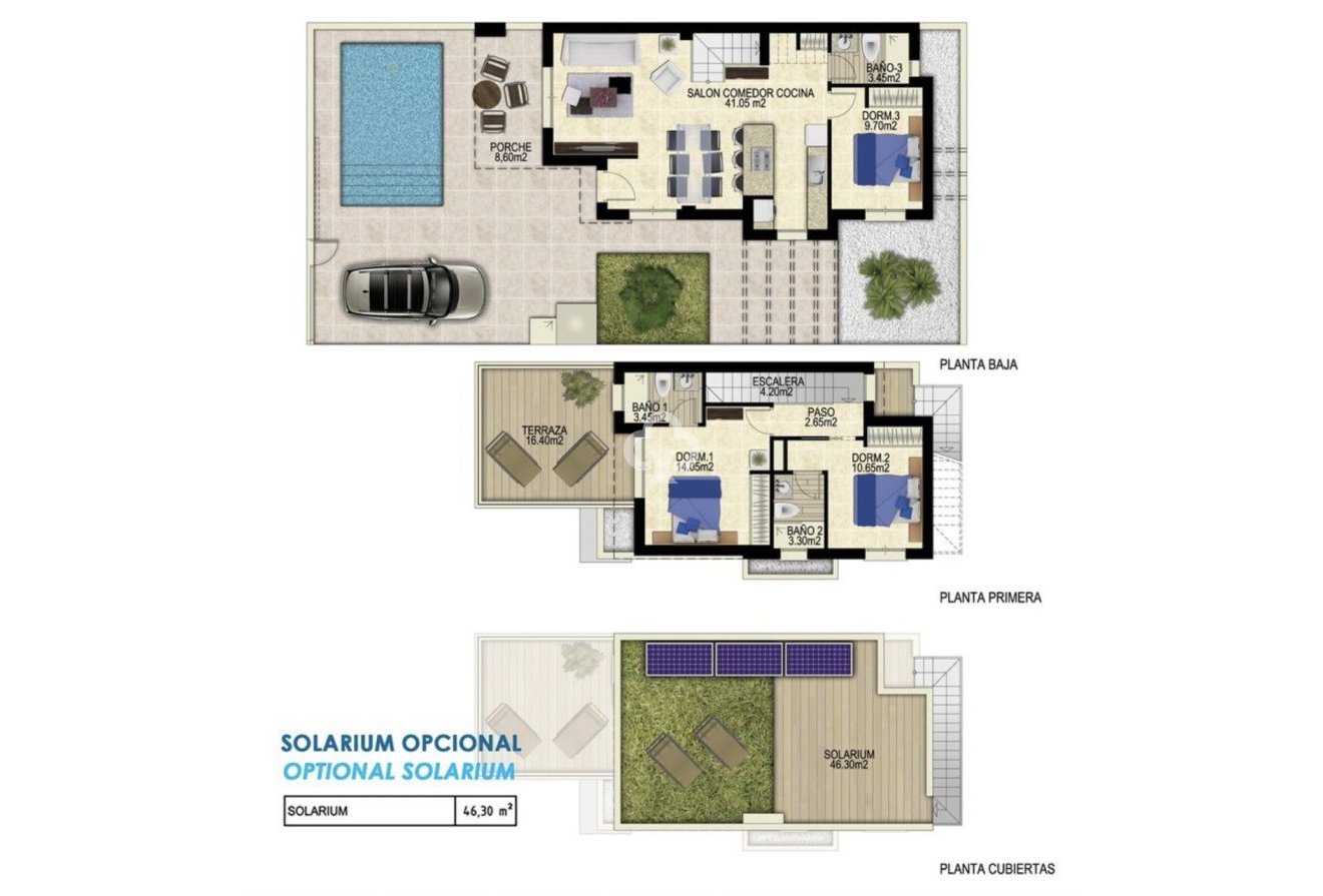 Uudiskohde - Villas -
Orihuela - 03319