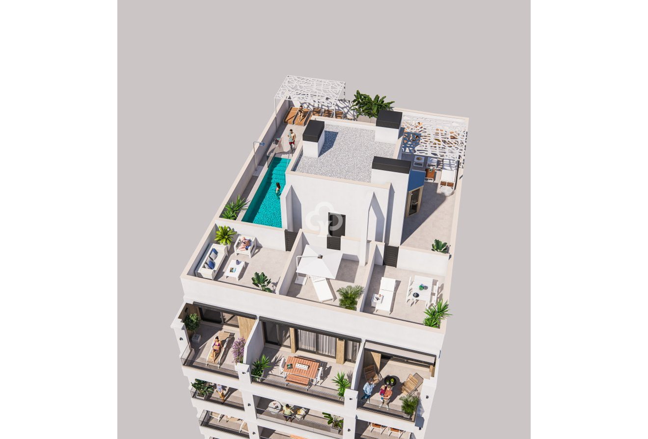 Wiederverkauf - Wohnung -
Torrevieja - Playa del Cura