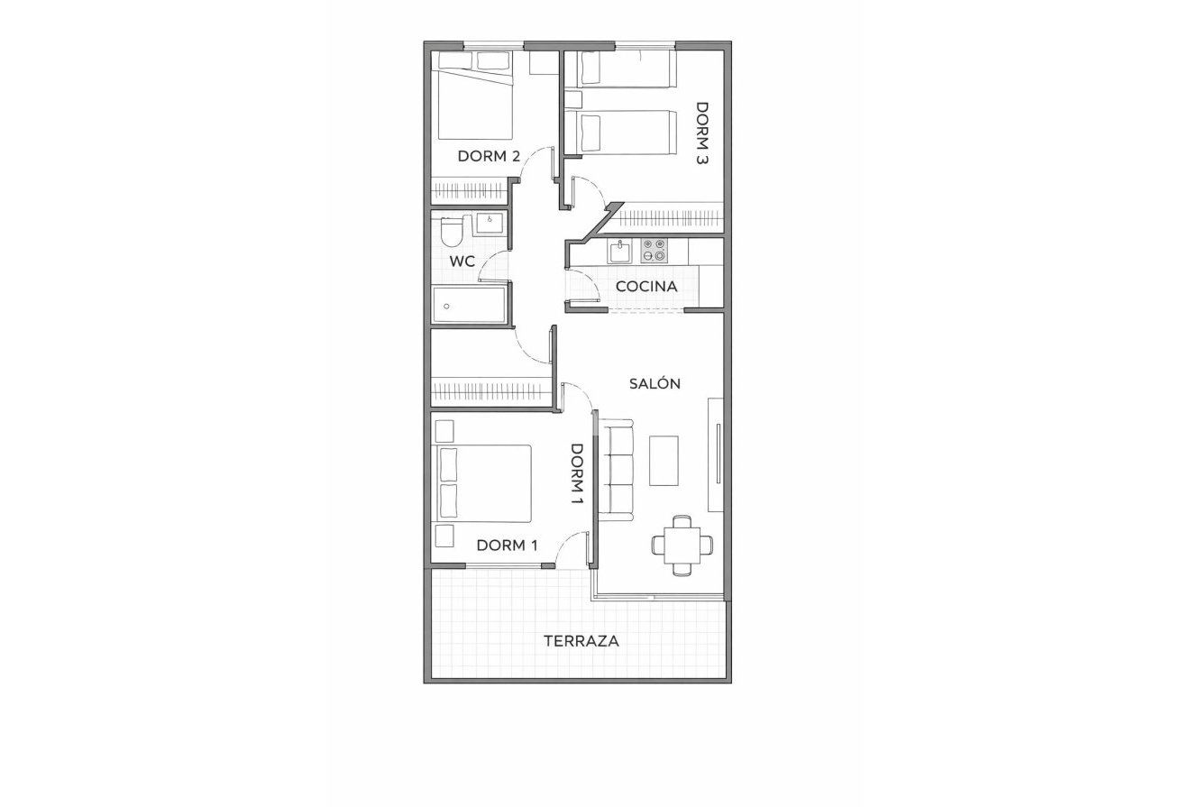 Resale - Apartment -
Dehesa de campoamor - Altos de campoamor