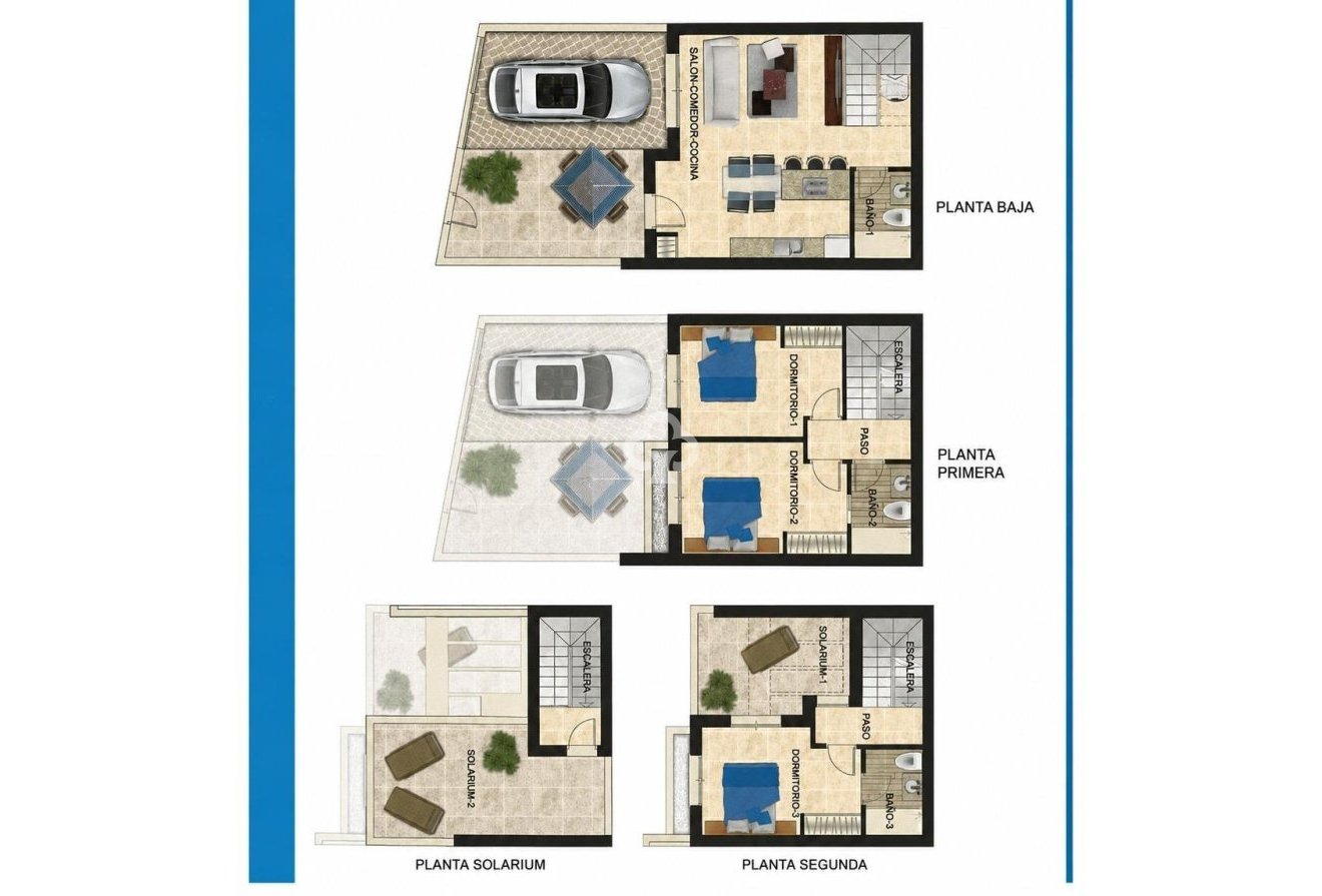Resale - Terraced house -
Orihuela Costa - Las Filipinas