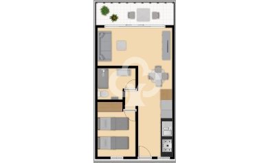 Reventa - Apartamento -
Fuengirola - 1ª Línea de playa