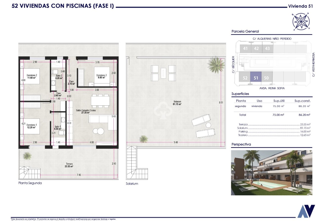 Obra nueva - Penthouses -
Pilar de la Horadada